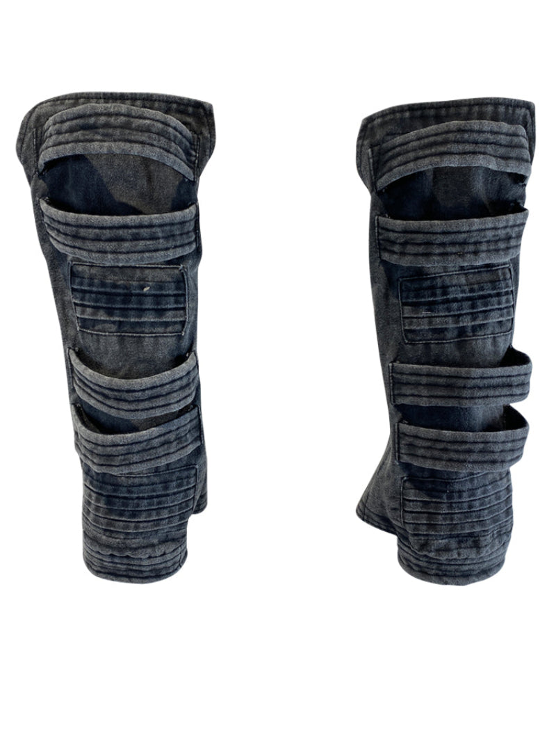 Damage Hollow Layered Cotton Sleeves WN13904