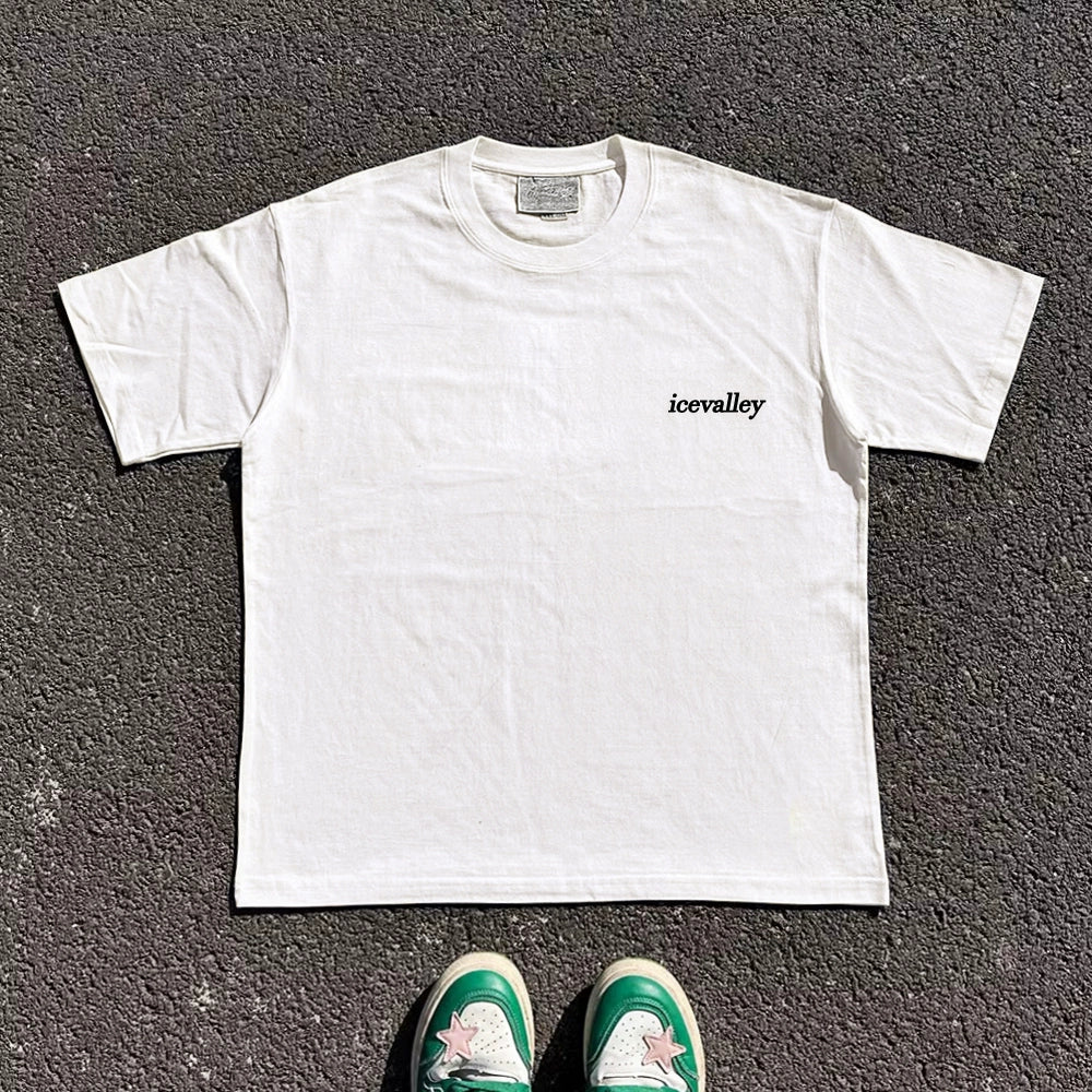 Graphic Design Print Oversize Short Sleeve T-Shirt WN16729