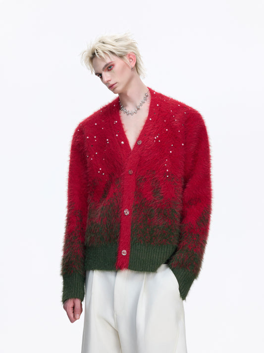 Mink Fleece Knit Cardigan WN22669