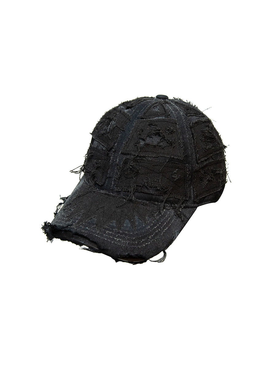 Damage Denim Patchwork Cap WN21119
