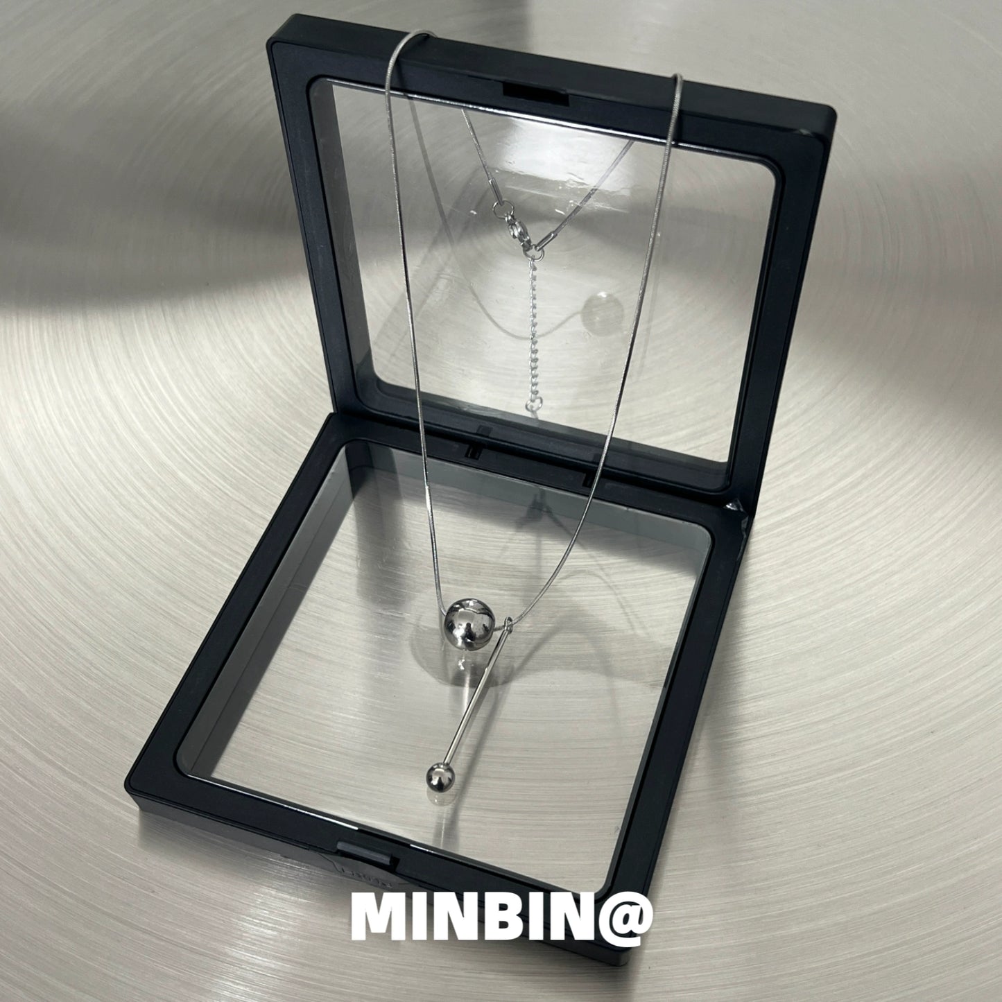 Snake Bone Bead Necklace WN19216