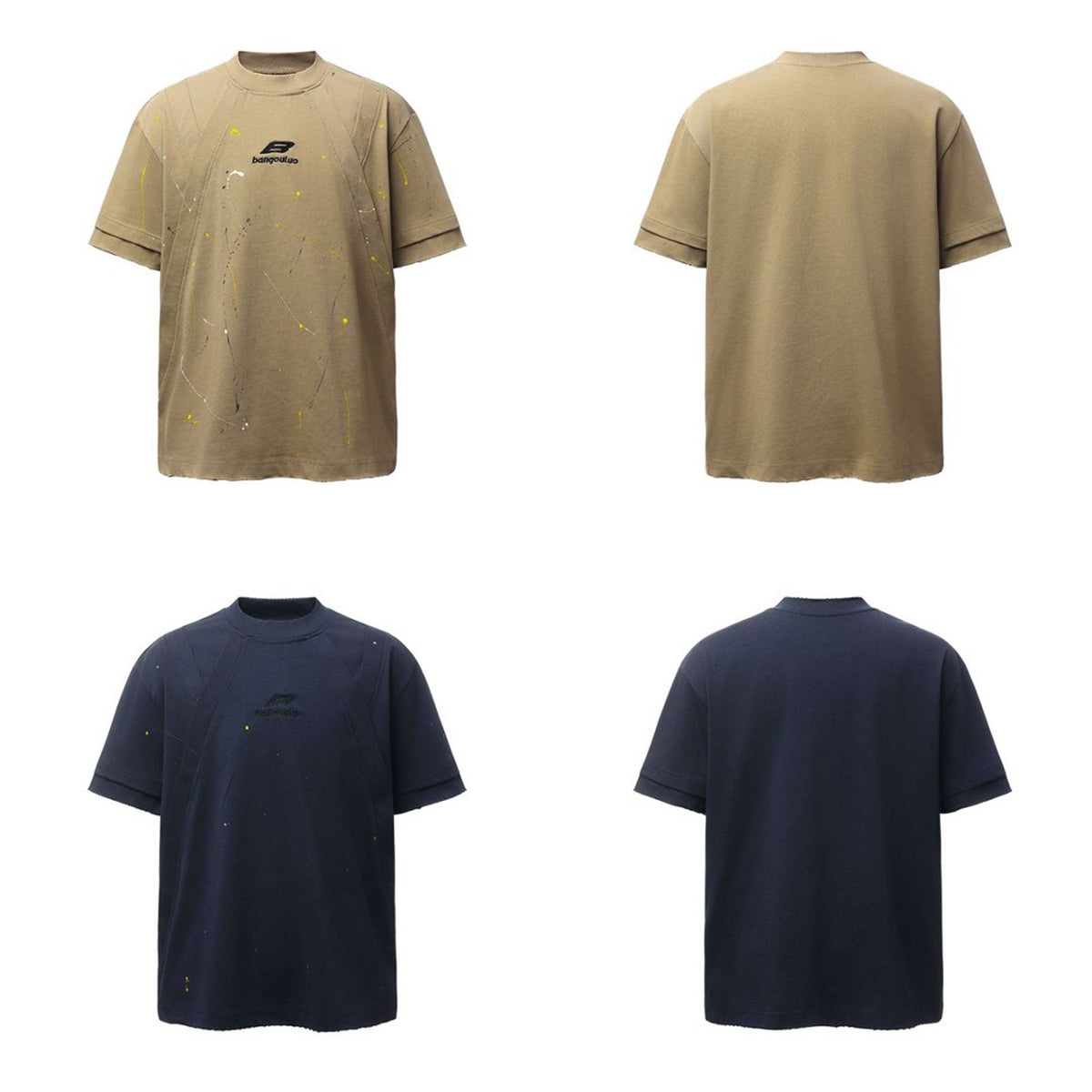 Paint Splash Short Sleeve T-Shirt WN26796