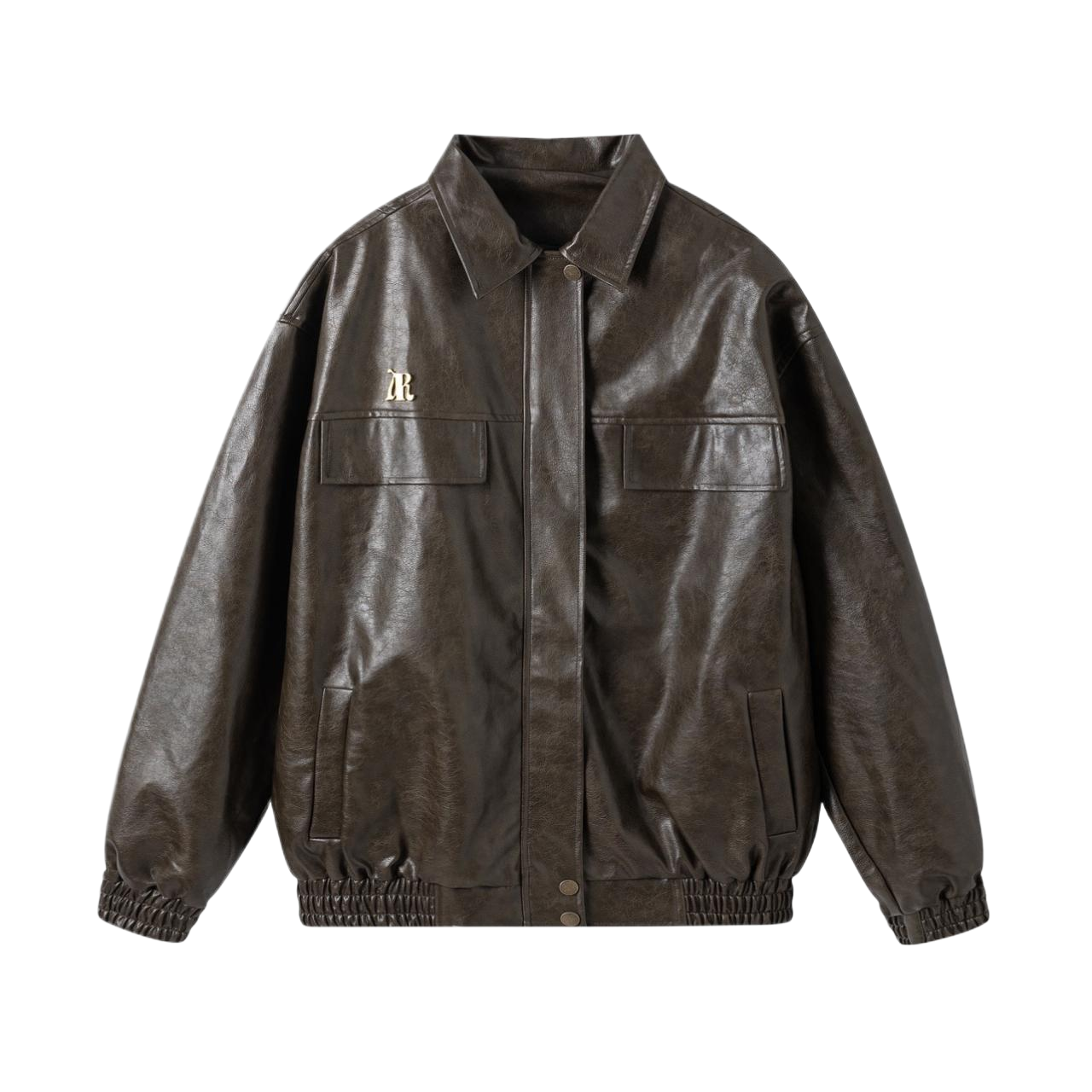 PU Leather Workwear Padded Jacket WN13165