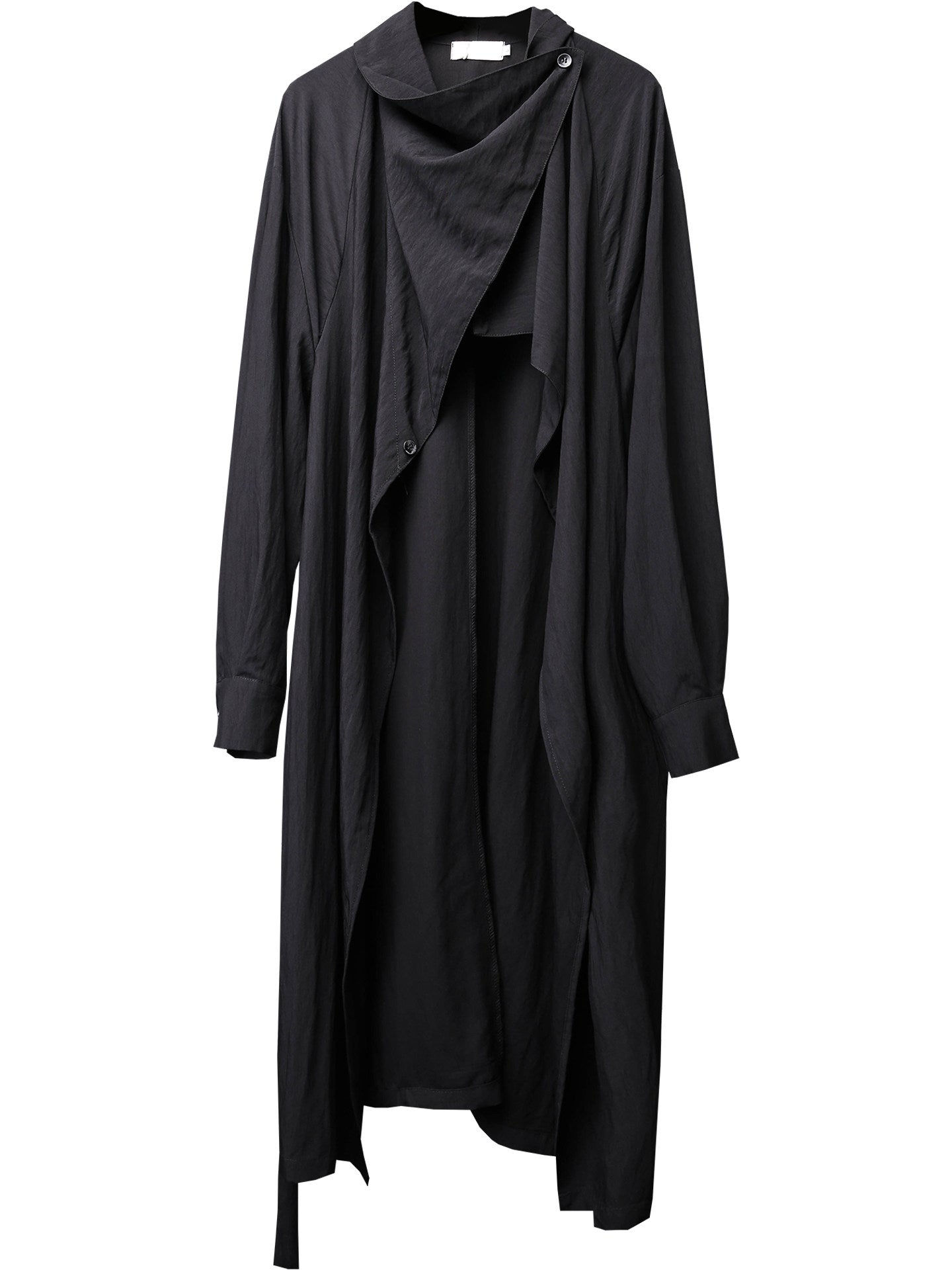 Draped Irregular Long Coat WN22562