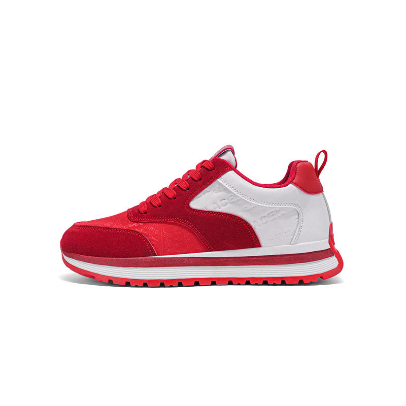 Color Block Platform Lace-Up Sneakers WN23494