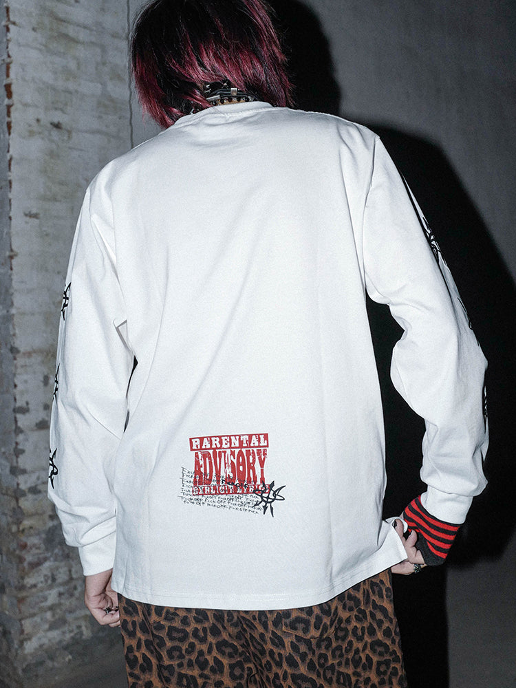 Anime-Inspired Oversize Long Sleeve T-Shirt WN15891