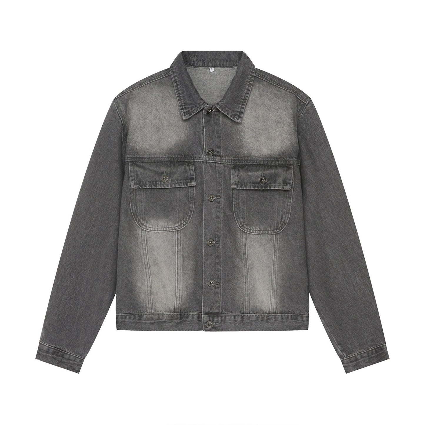 Washed Denim Jacket & Wide Leg Denim Jeans Setup WN24885