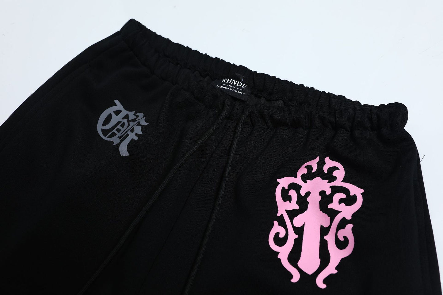 Graphic Print Wide Leg Sweatpants WN25937