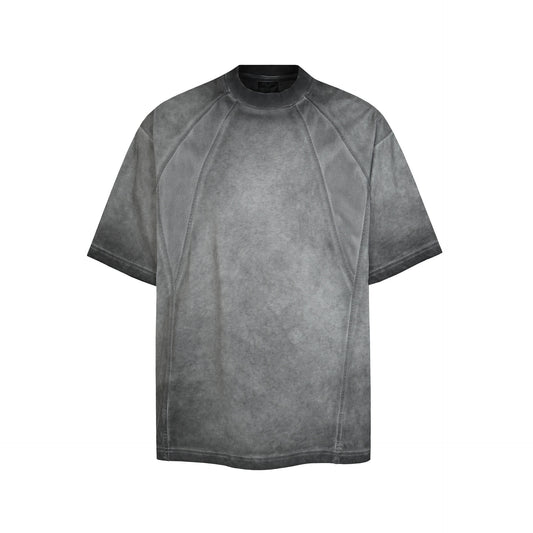 Washed Mesh Panel Short Sleeve T-Shirt WN25504