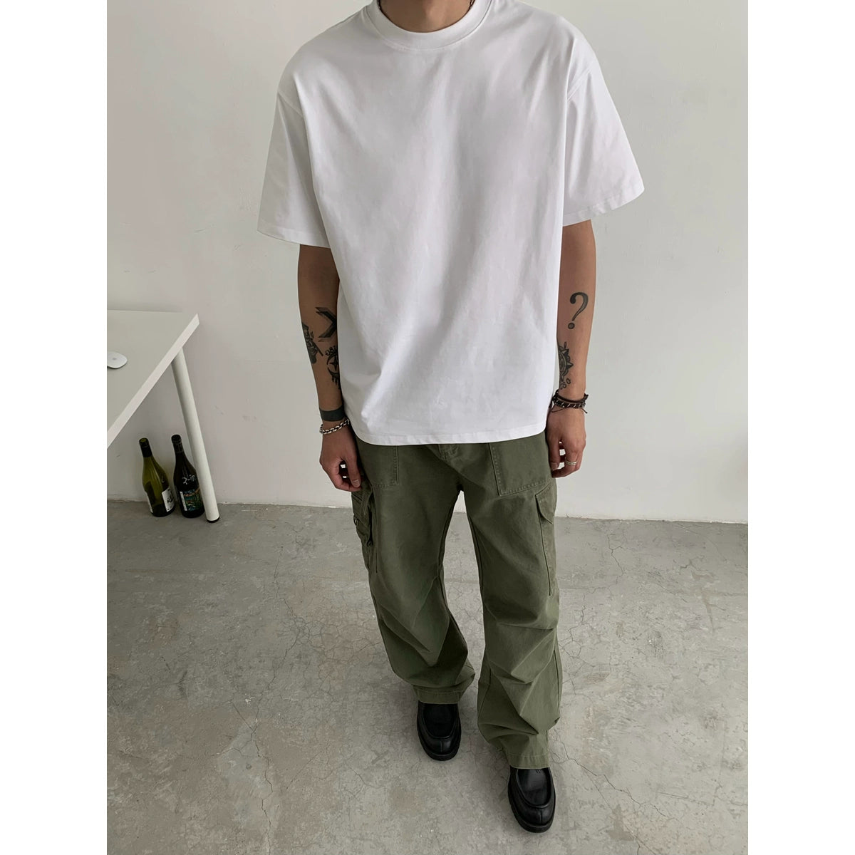 Wide Leg Cargo Pants WN4795