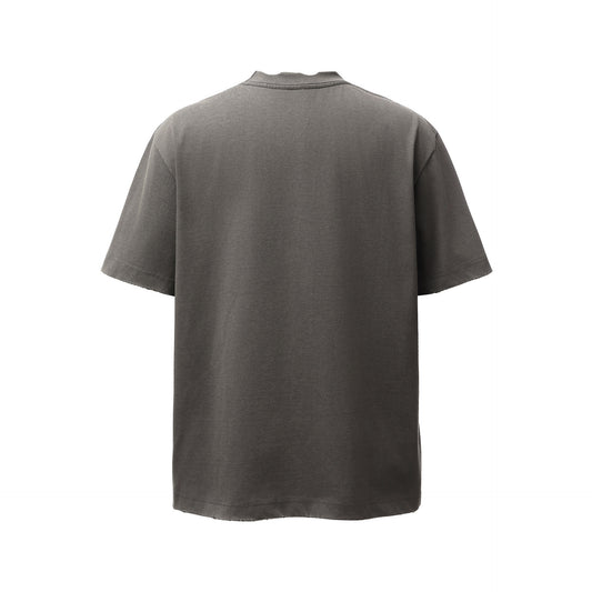 Portrait Letter Print Short Sleeve T-Shirt WN25517