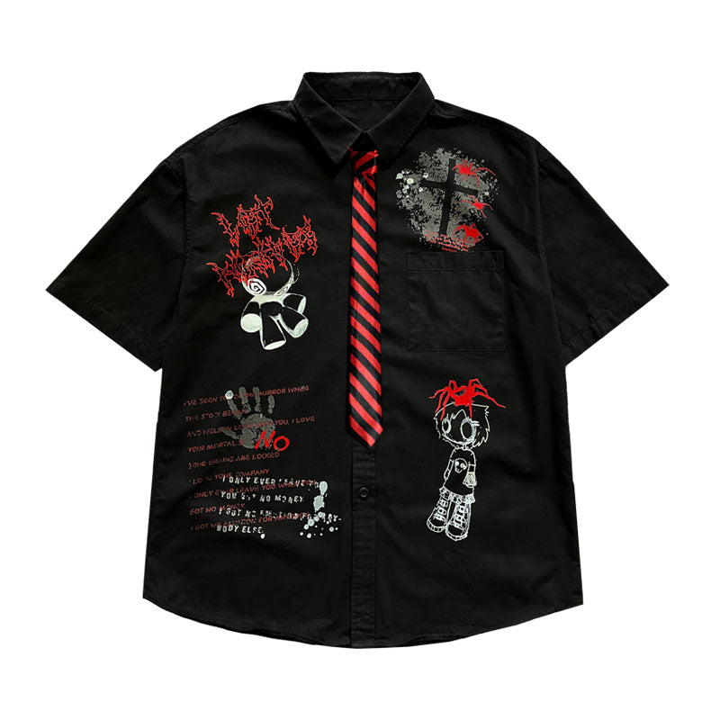 Graphic Design Short Sleeve Shirt WN15950