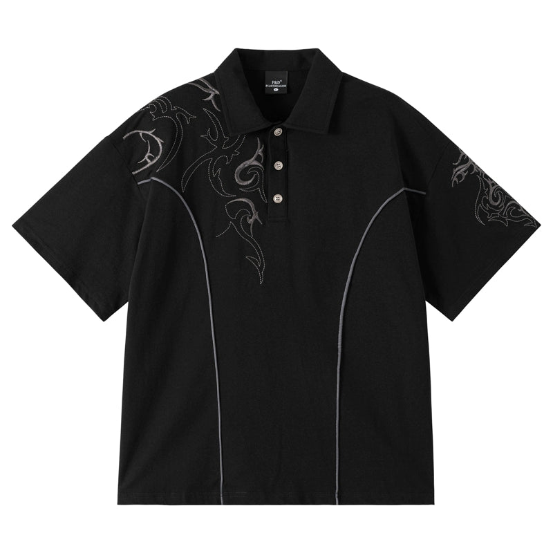 Heavyweight Embroidery Polo Shirt WN17521