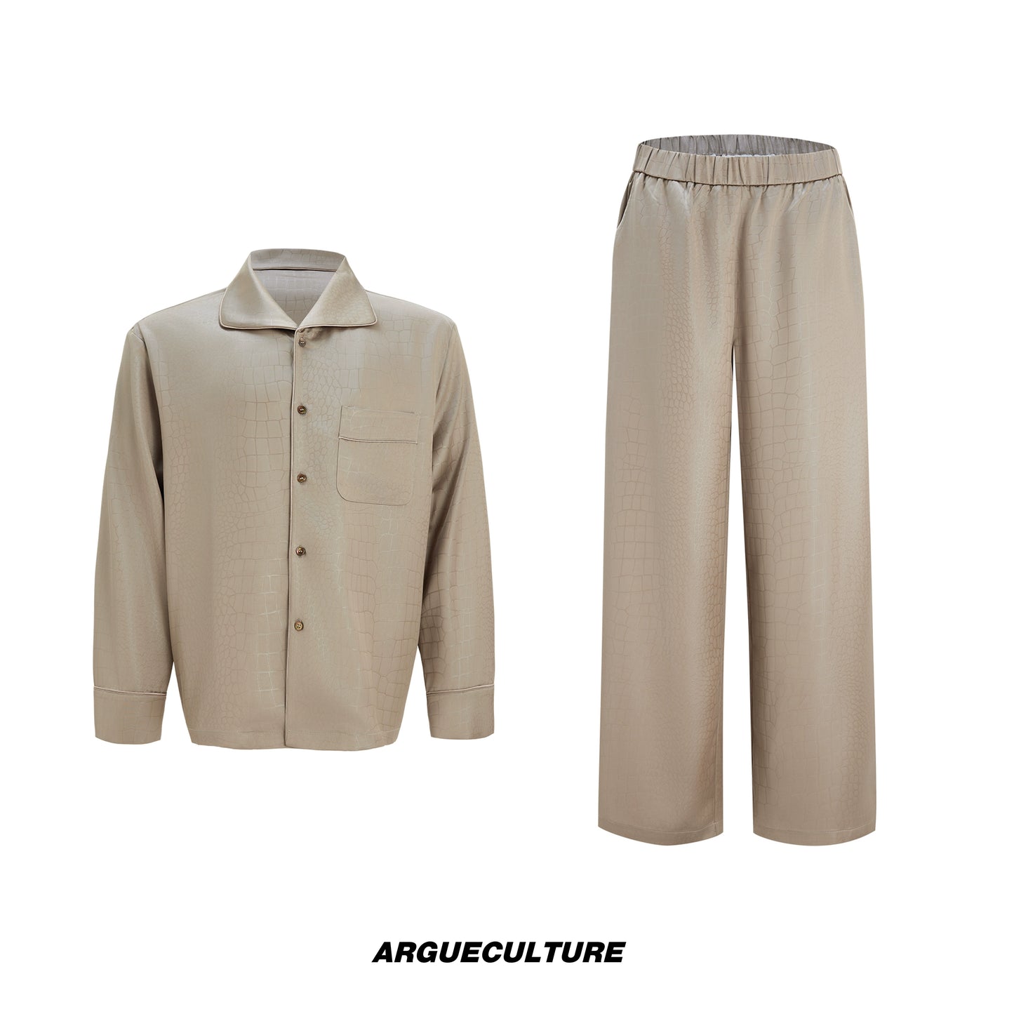 Plain Draped Lounge Wear Top & Draped Pants Setup WN22608