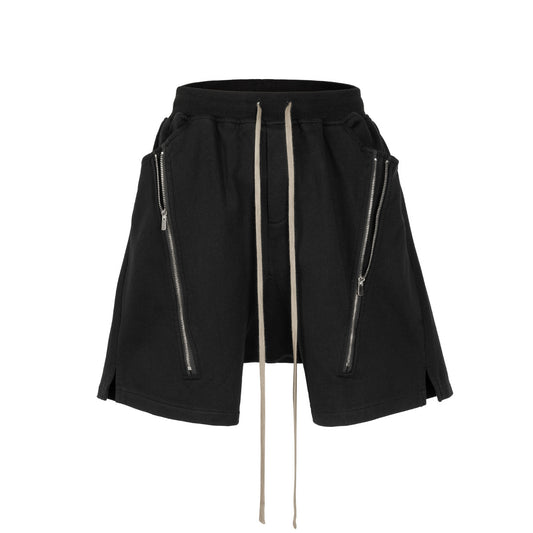Drawstring Zipper Short Pants WN25491