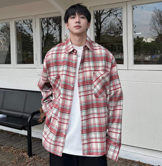 Check Pocket Long Sleeve Shirt WN25296