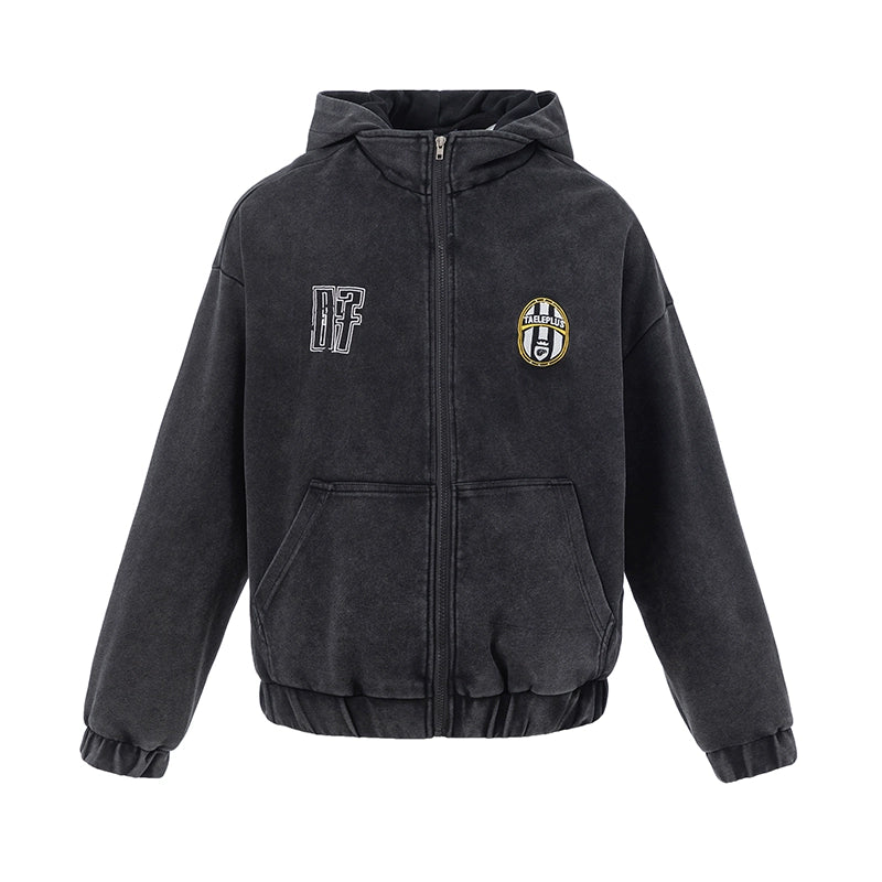Washed Heavyweight Zipper Hoodie WN8331