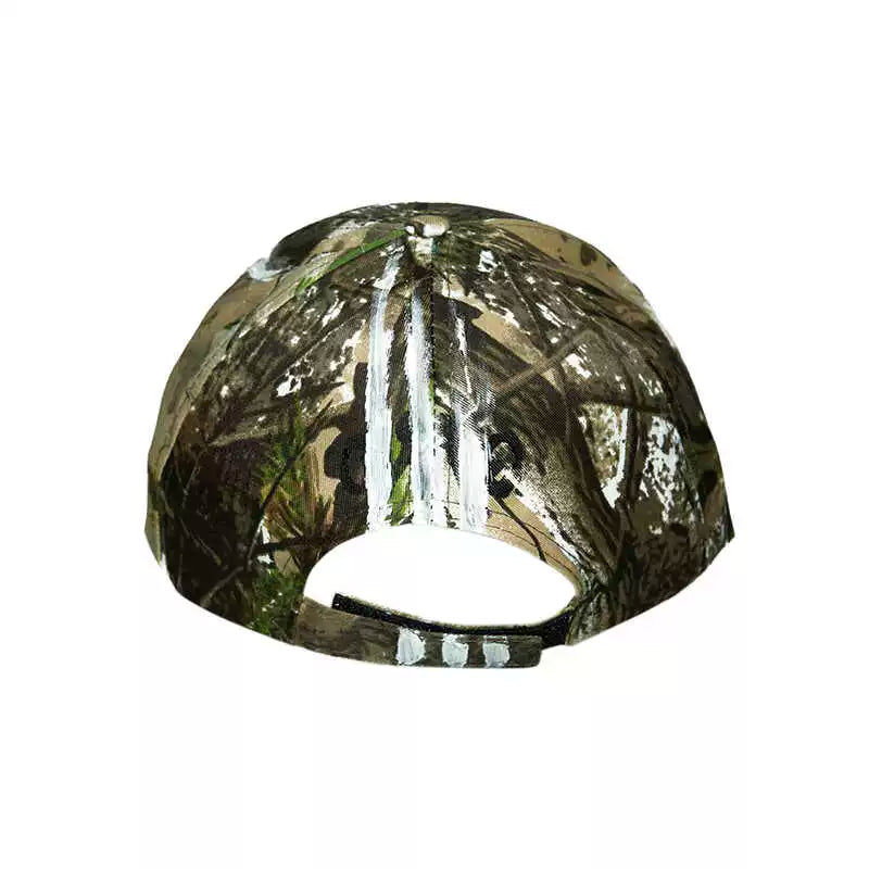 Camouflage Graffiti Rivet Curved-Brim Cap WN21097
