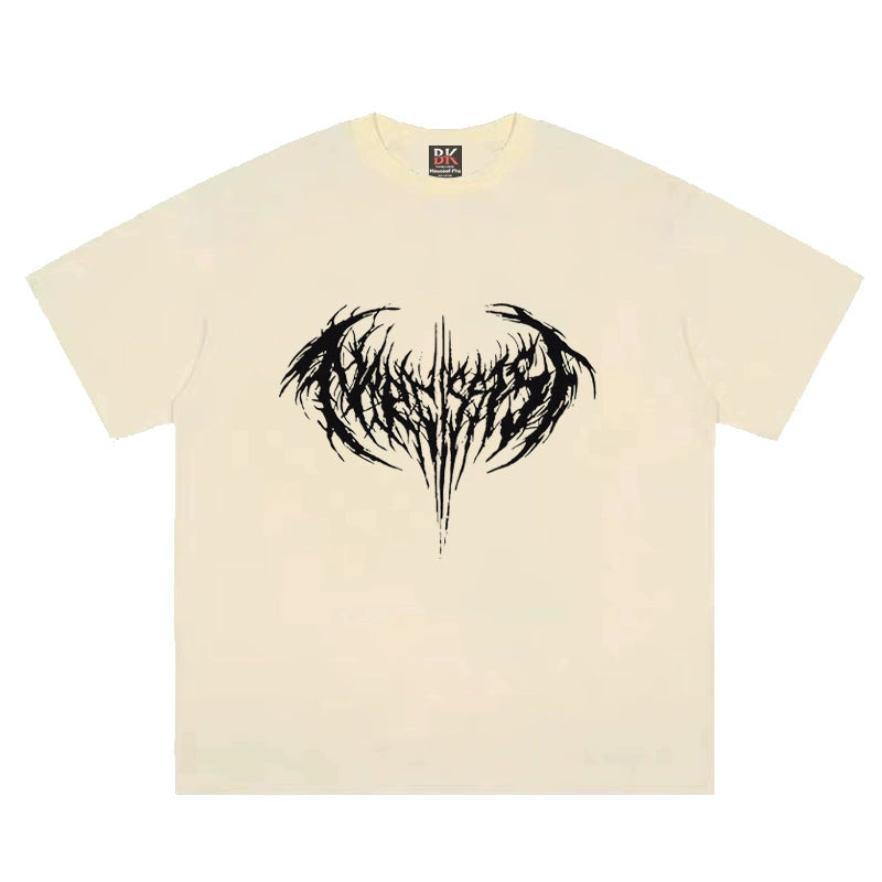 Graphic Print Oversize Short Sleeve T-Shirt WN16604