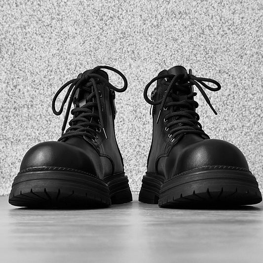 Chunky Platform Lace-Up Boots WN24515