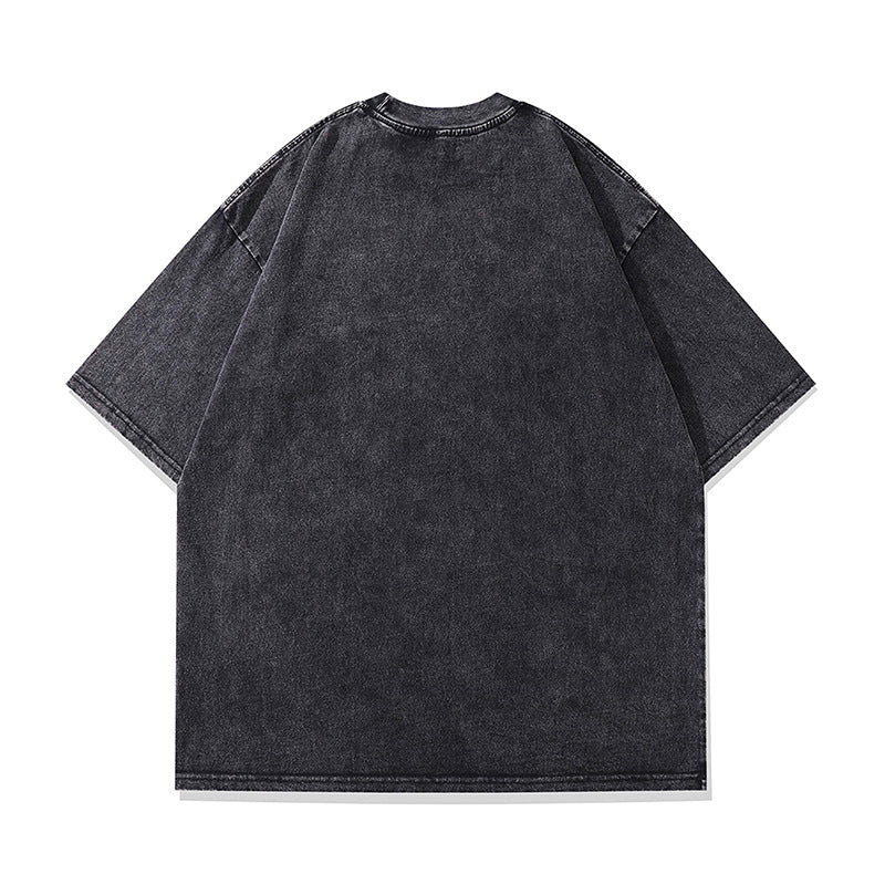 Graffiti Design Oversize Short Sleeve T-shirt WN15028