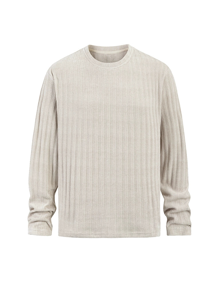 Ribbed Oversize Long Sleeve T-Shirt WN20236