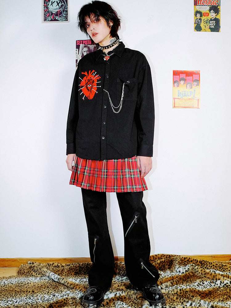 Graphic Design Long Sleeve Shirt WN15964