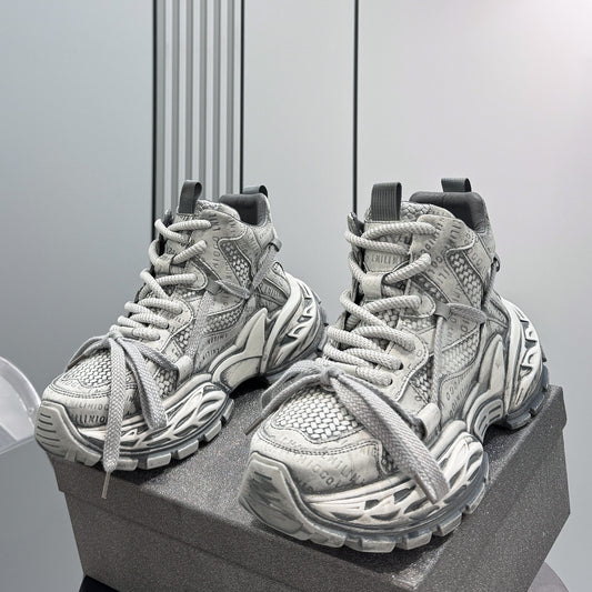 Embroidery Rope Lace Sneaker Boots WN24717