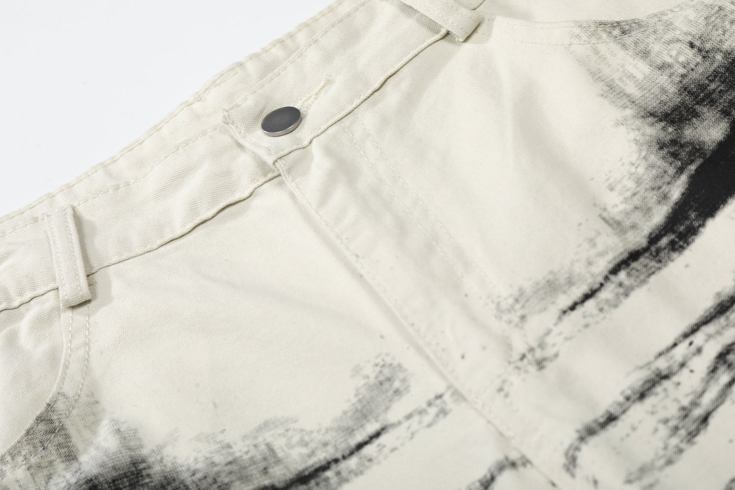 Brush Paint Cropped Pants WN25508