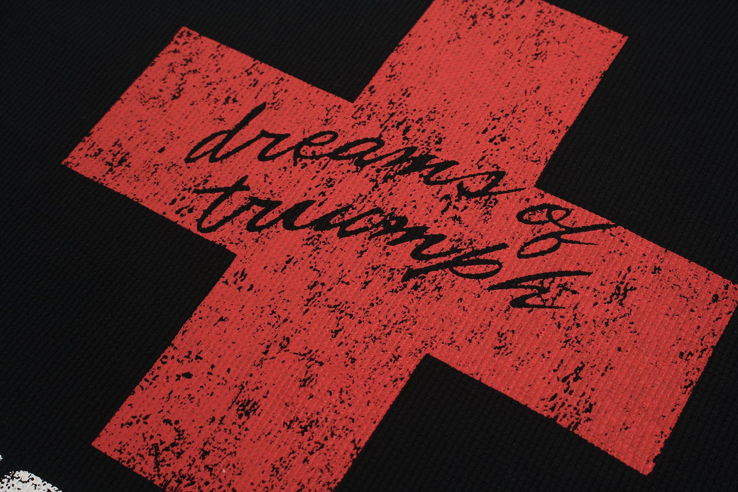 Cross Letter Print Short Sleeve T-Shirt WN26137