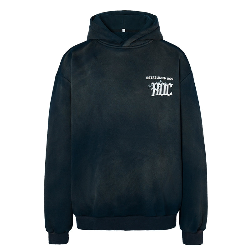 Graphic Letter Print Oversize Hoodie & Pants Setup WN17878