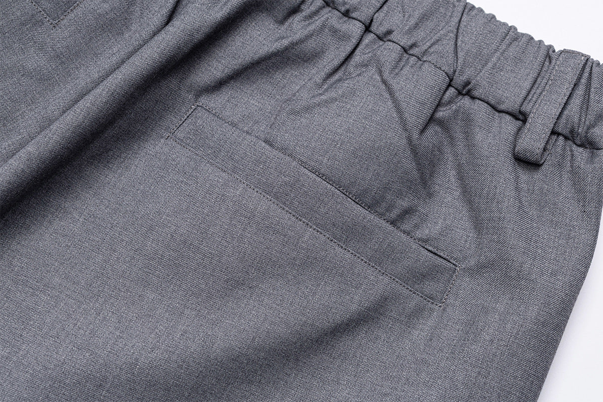 Pleats Wide Leg Half Pants WN25426