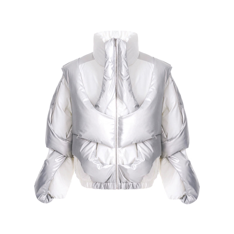 3D Design Puffer Jacket WN11684