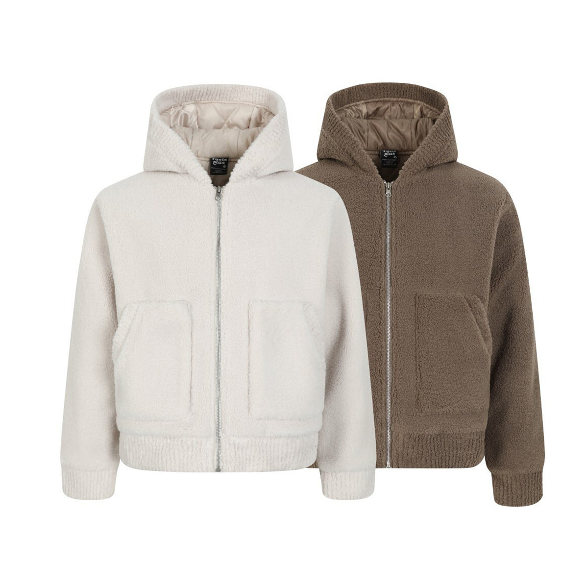 Hooded Boa Puffer Jacket WN21926
