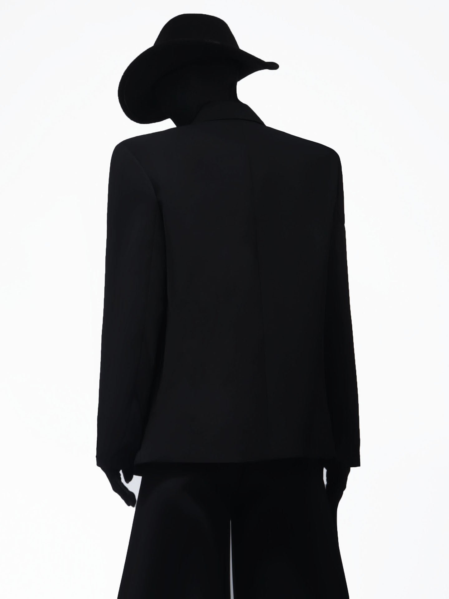 Floral Pattern Tailored Jacket & Flare Trousers Setup WN23724