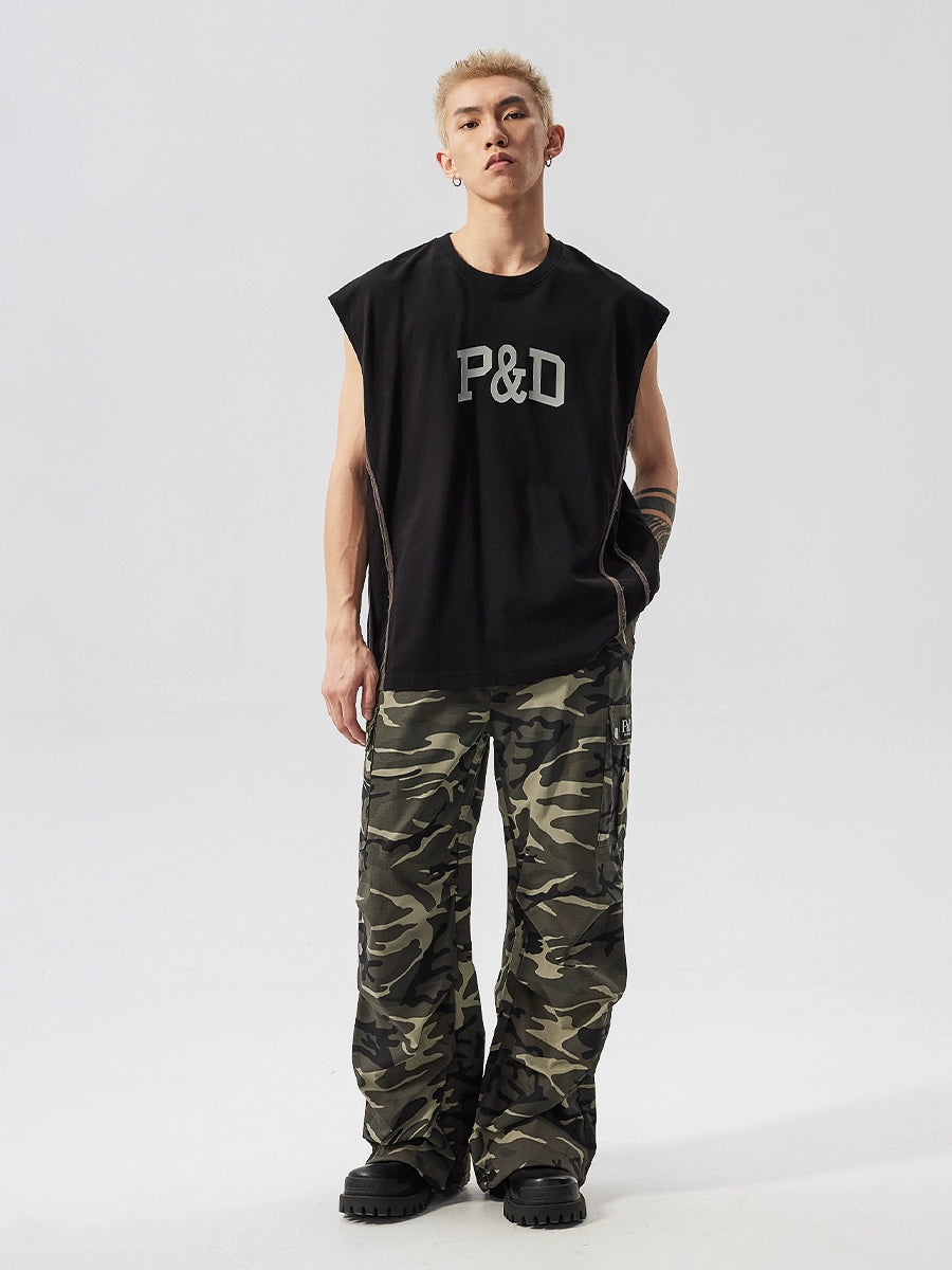 Damage Design Buttoned Tank Top WN17555