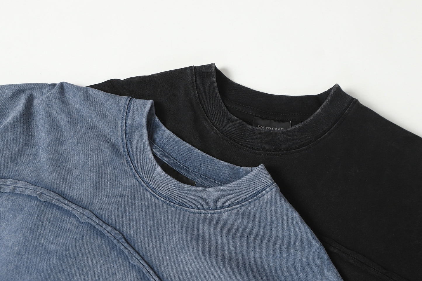 Cotton Wash Raw Edge Oversize Short Sleeve T-Shirt WN25576