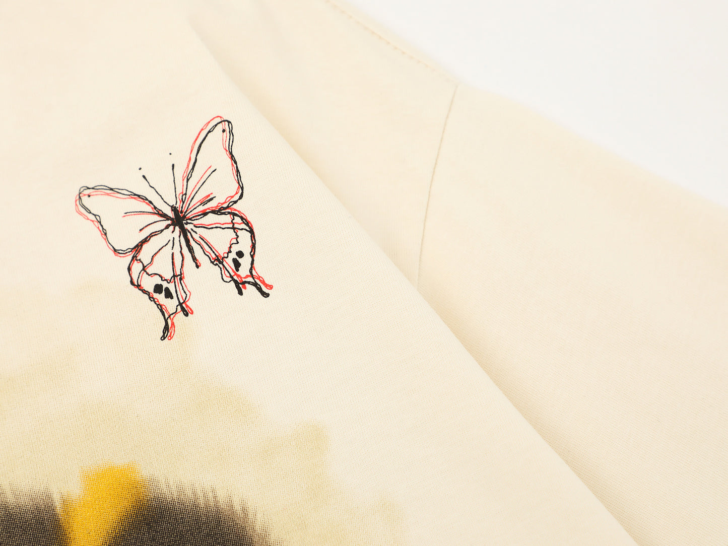 Butterfly Graphic Print Short Sleeve T-Shirt WN25493