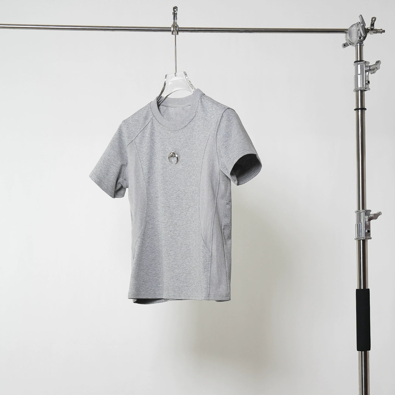 Metal Design Short Sleeve T-Shirt WN17317