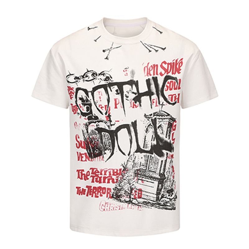 Rock Style Short Sleeve T-Shirt WN15854