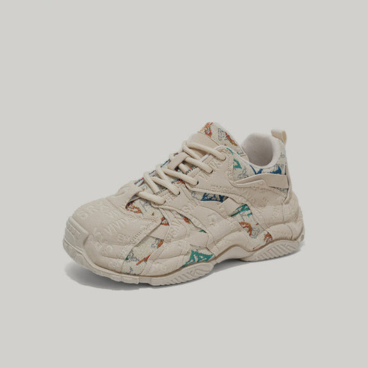 Platform Lace-Up Sneakers WN23541