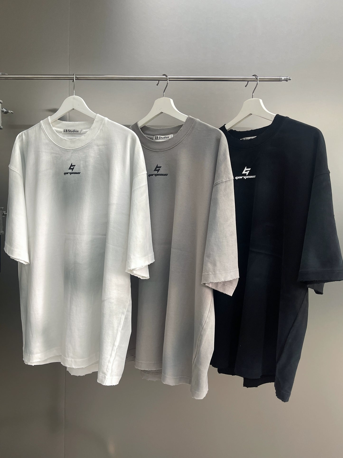 Oversize Damage Sleeve T-Shirt WN5667