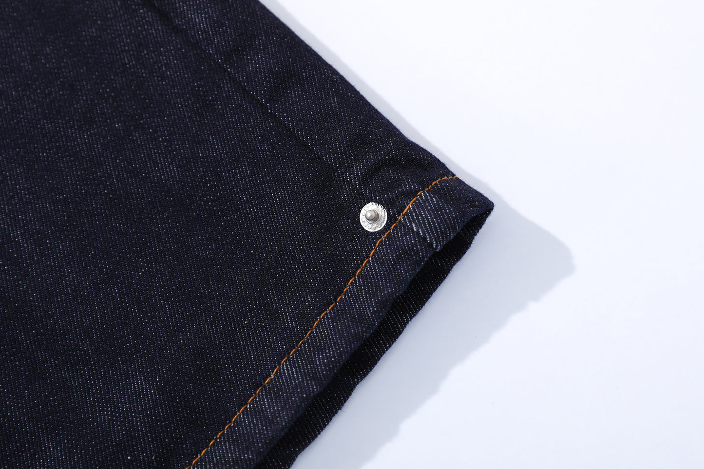 Double Waist Wide Leg Cropped Denim Half Pants WN25930