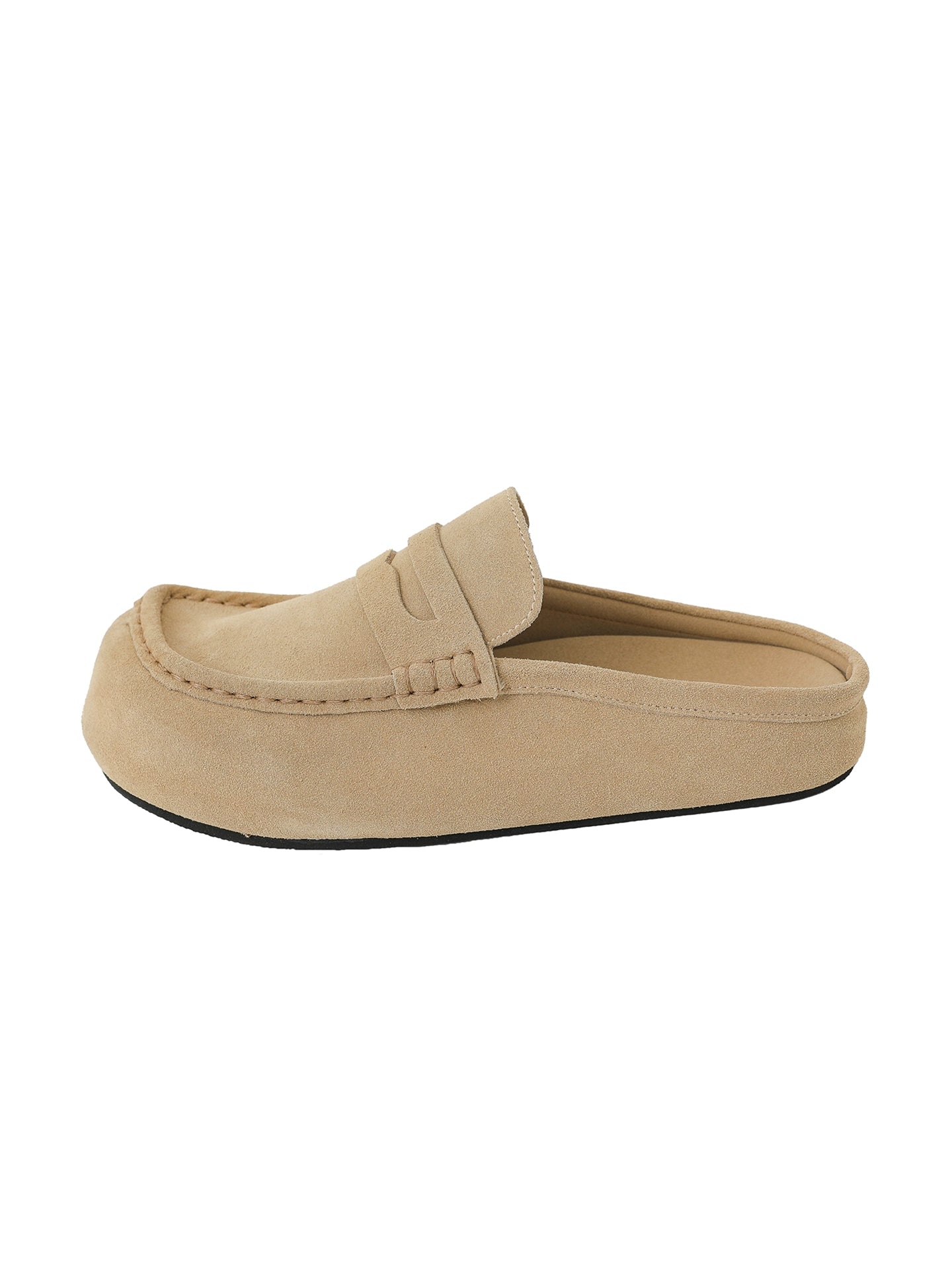 Suede Closed-Toe Mule Loafers WN21260
