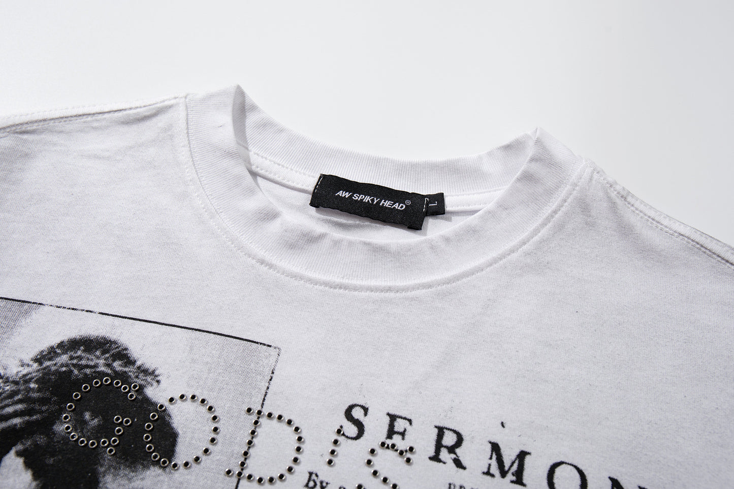 Portrait Letter Print Short Sleeve T-Shirt WN25545