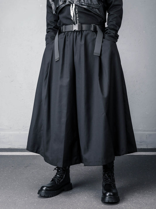 A-Line Cropped Wide Leg Pants WN22445