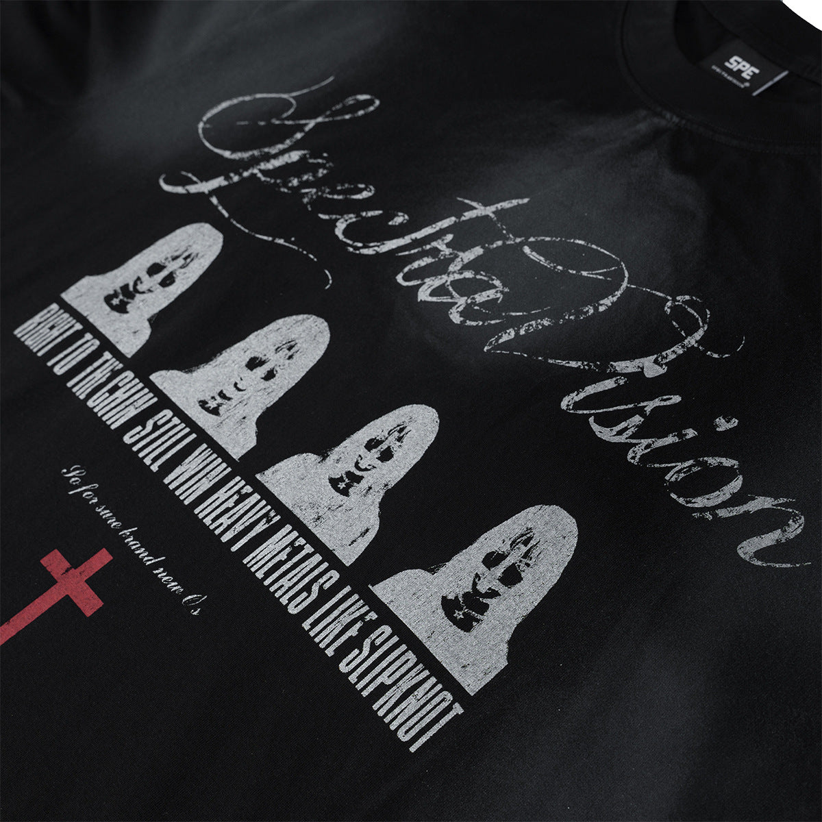 Washed Graphic Print Short Sleeve T-Shirt WN25744