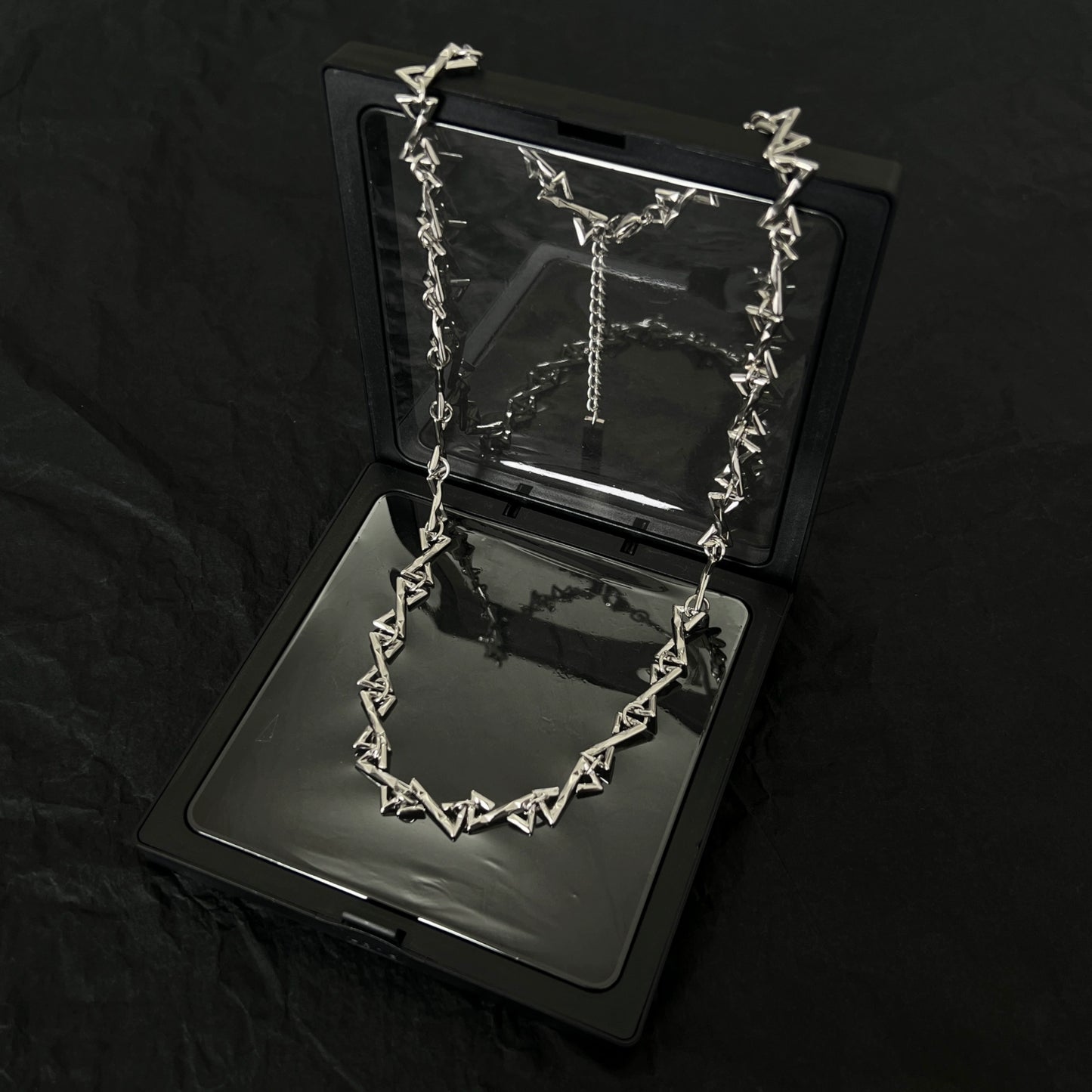 Titanium Steel Necklace & Bracelet WN19221