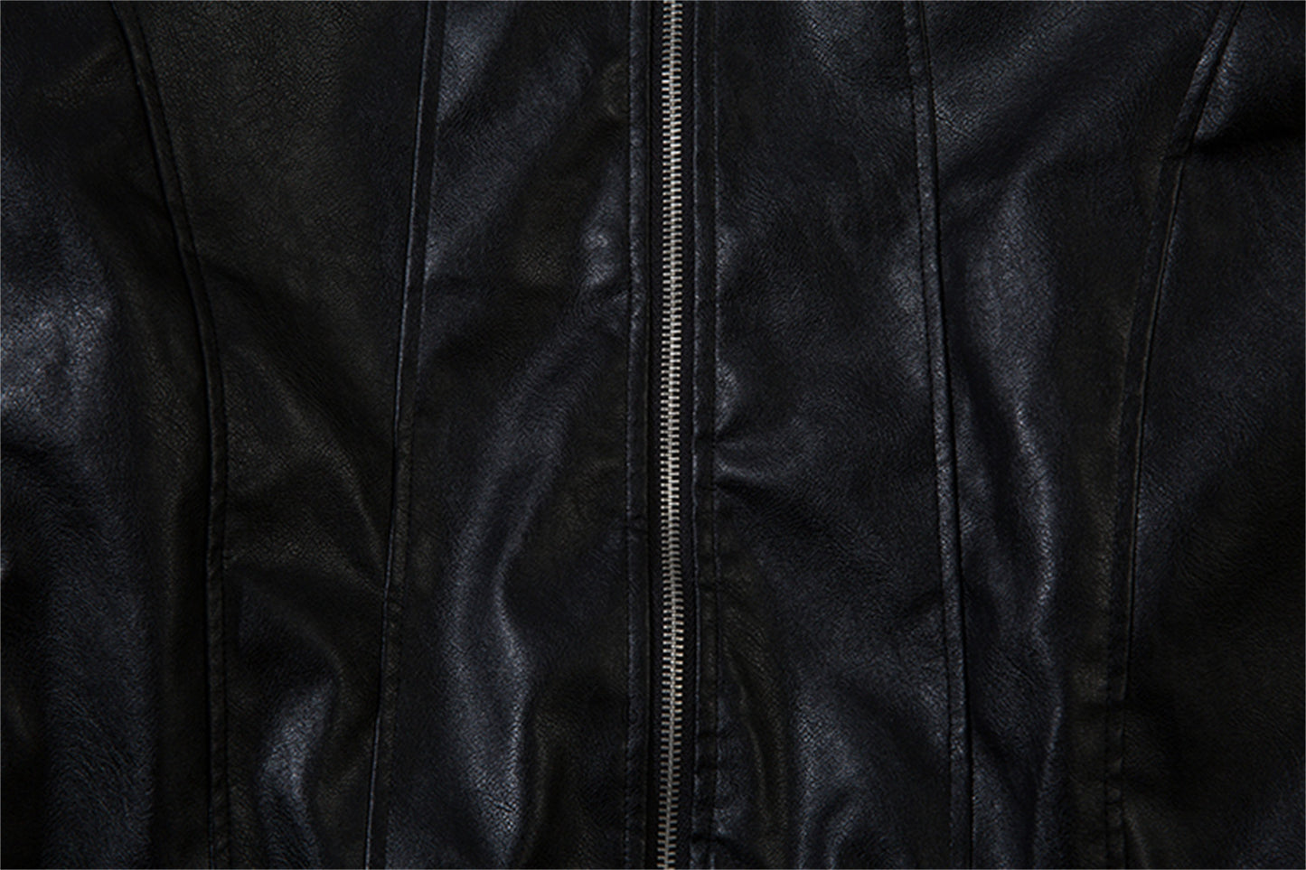 Fleece Lining PU Leather Jacket WN11487