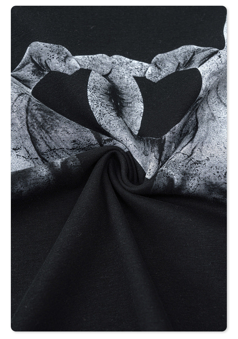 Gesture Print Long Sleeve T-Shirt WN7896